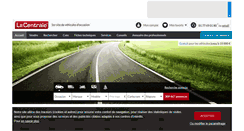 Desktop Screenshot of lacentrale.fr
